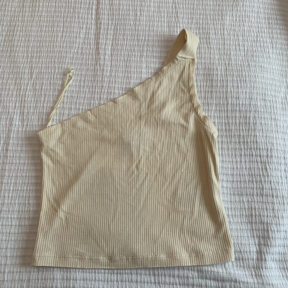 Urban Outfitters Ribbed one shoulder tank - Picture 1 of 6